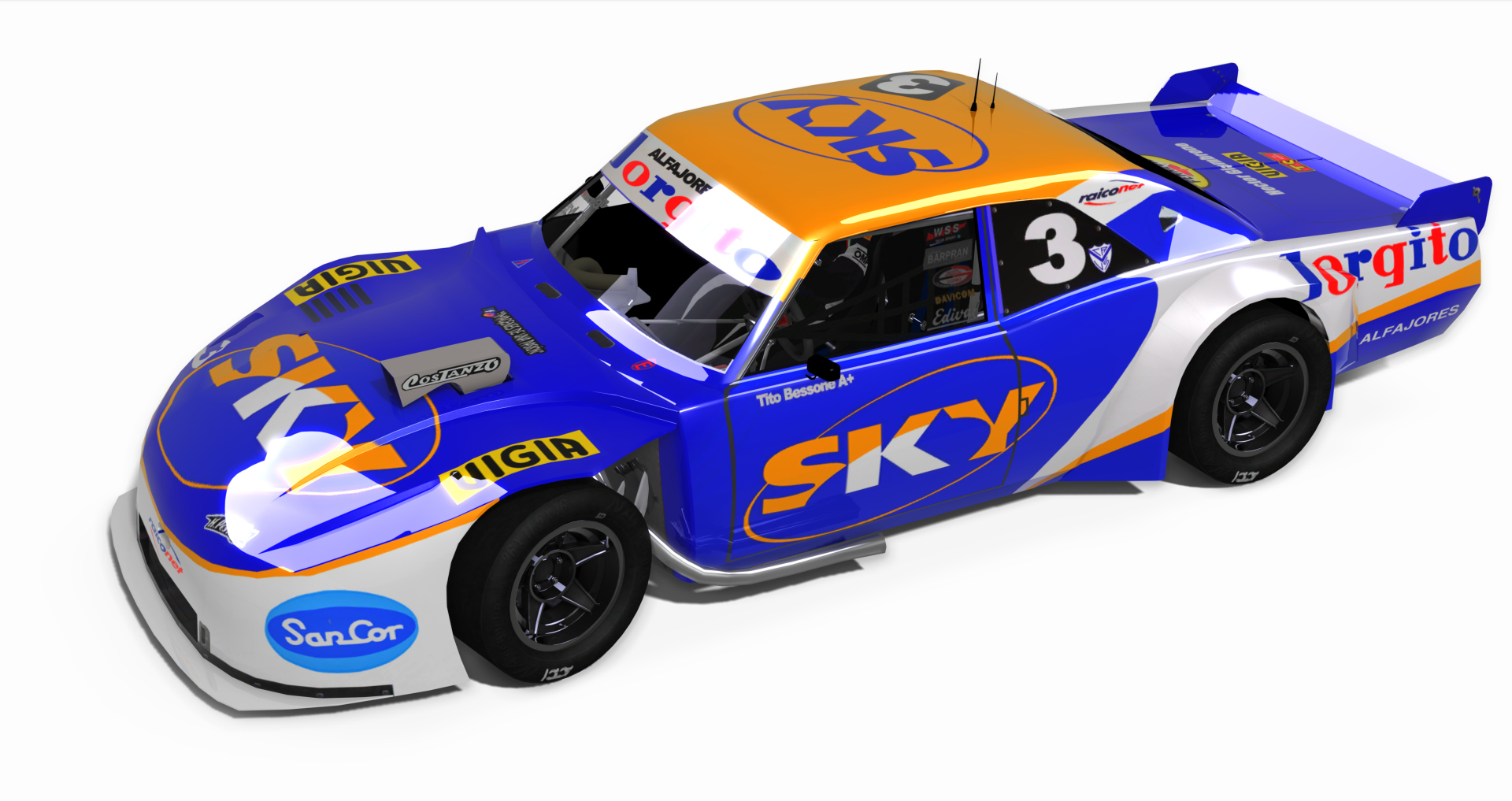 Dodge Cherokee Turismo Carretera 2000-2007, skin 2001 - Ernesto Bessone II - 3