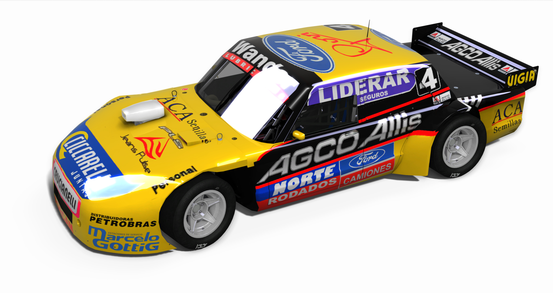 Ford Falcon Turismo Carretera 2000-2007, skin 2004 - Omar Martinez - 4