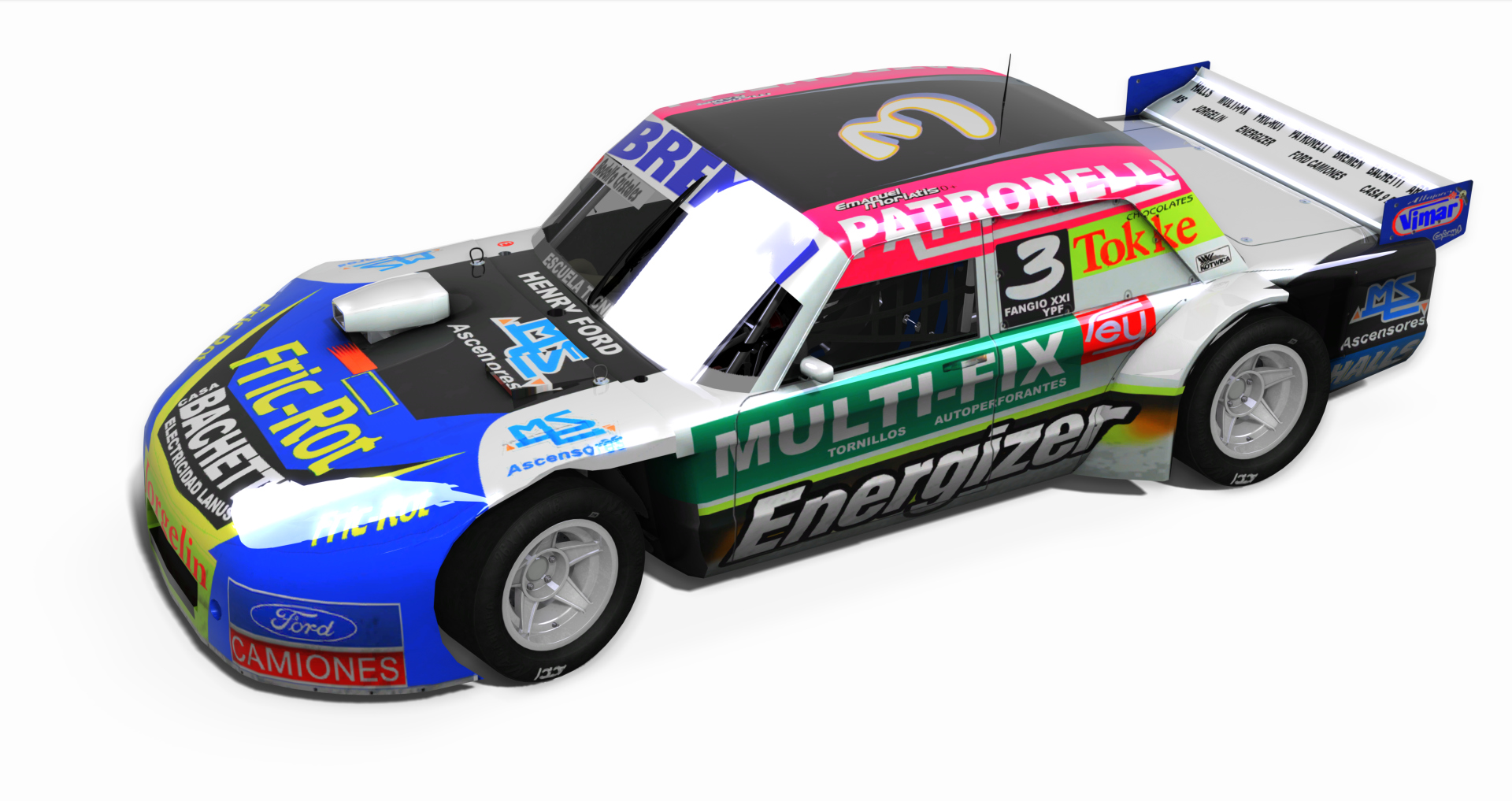 Ford Falcon Turismo Carretera 2000-2007, skin 2006 - Emanuel Moriatis - 3
