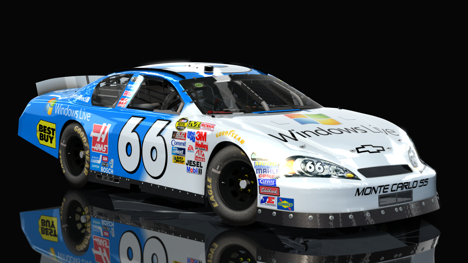 NASCAR Cup Series 2006 - Twisted Sisters BodyKit, skin 66_HAAS