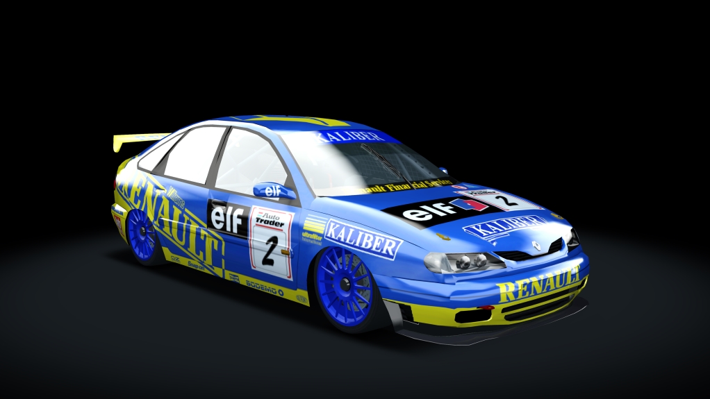 BTCC 1995 Renault Laguna, skin Menu