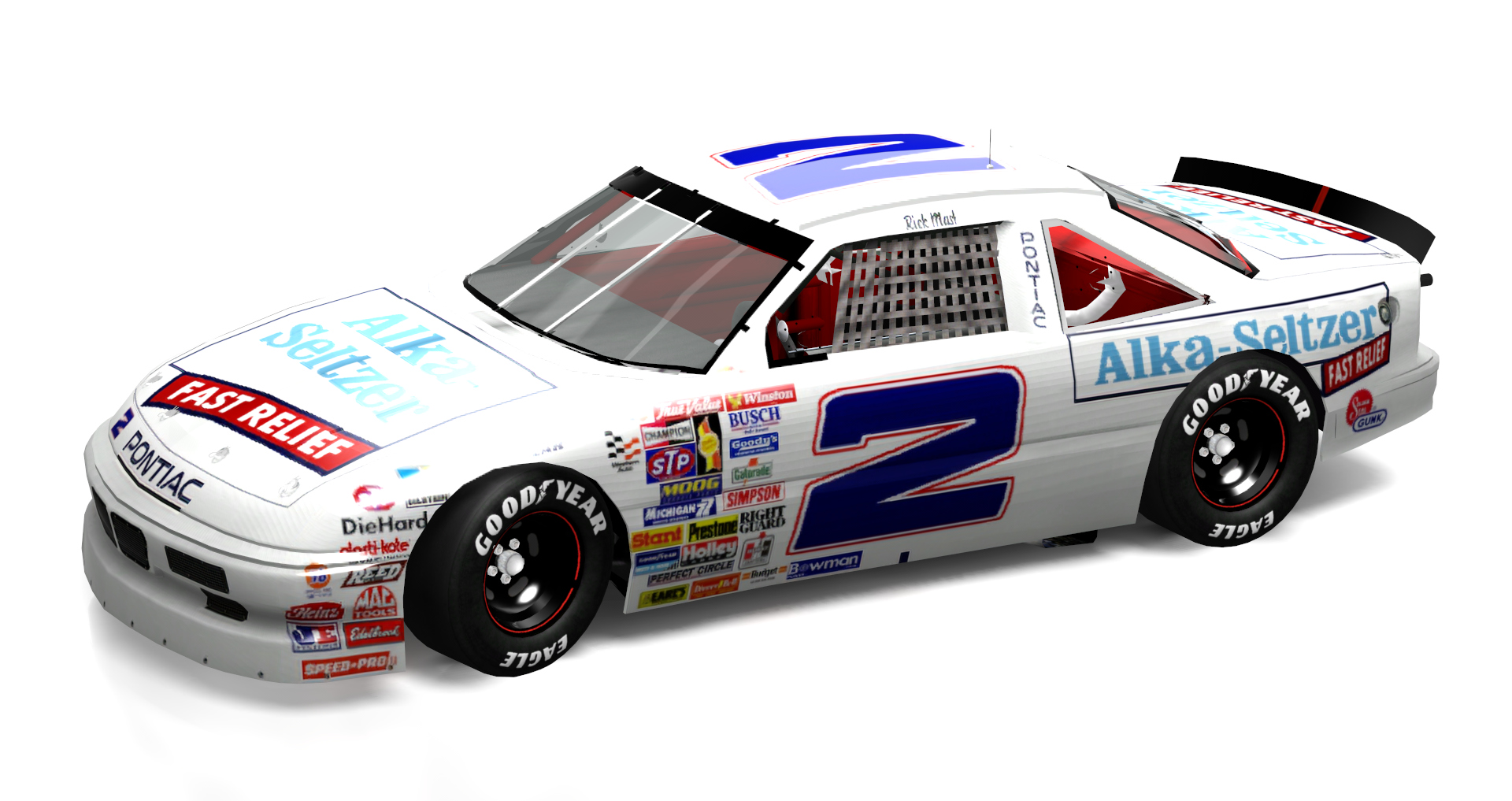 NASCAR Winston Cup 1990 Pontiac Grand Prix, skin 2_1990_alka_seltzer