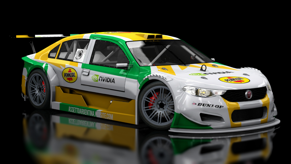 Top Car Fiat, skin a_team