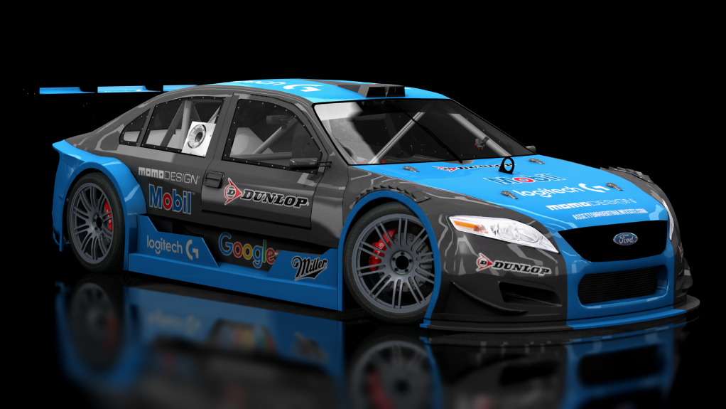 Top Car Ford Mondeo, skin blue_beams