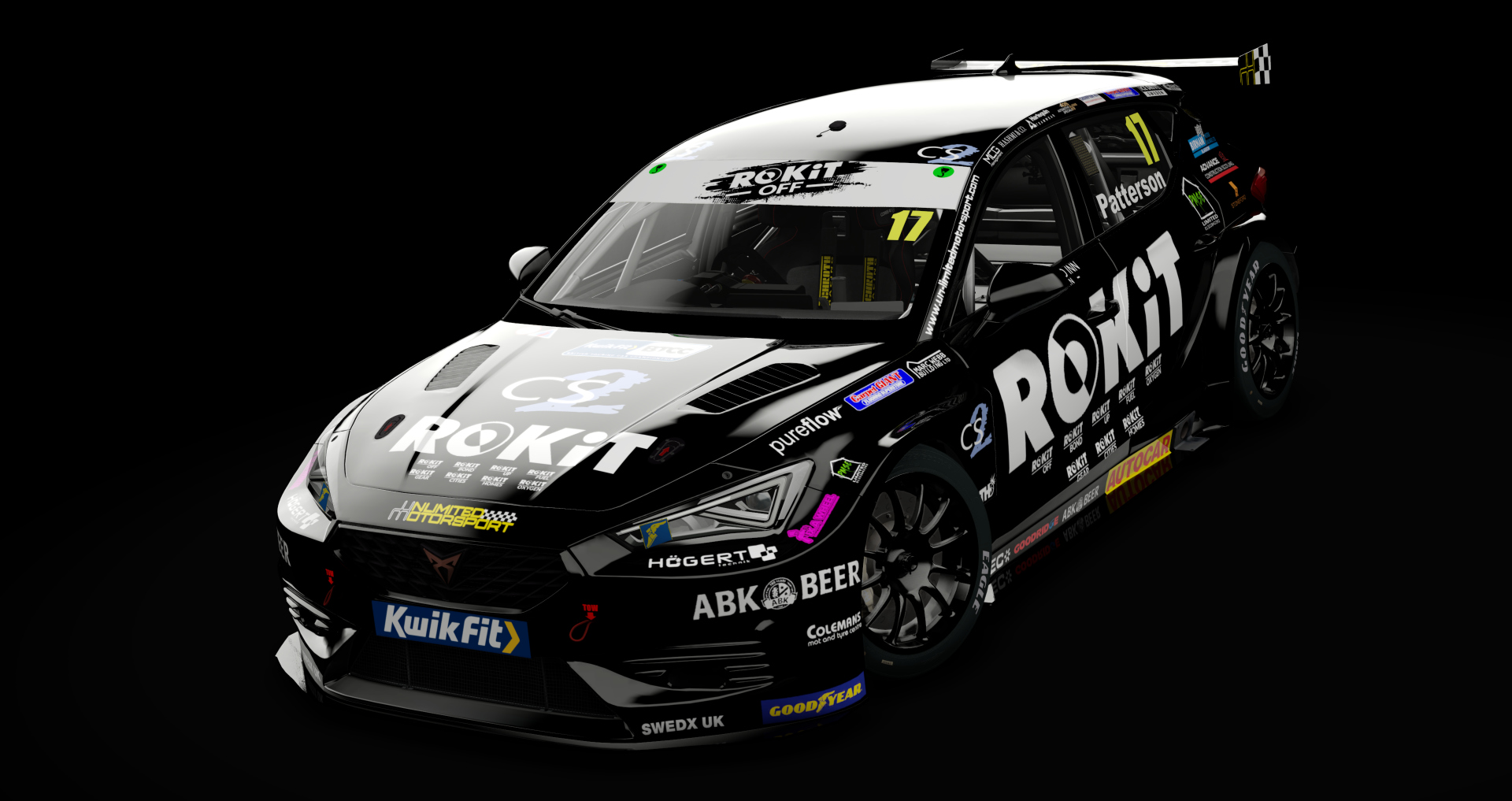 BTCC NGTC Cupra León Competición, skin Un-Limited 17 2025