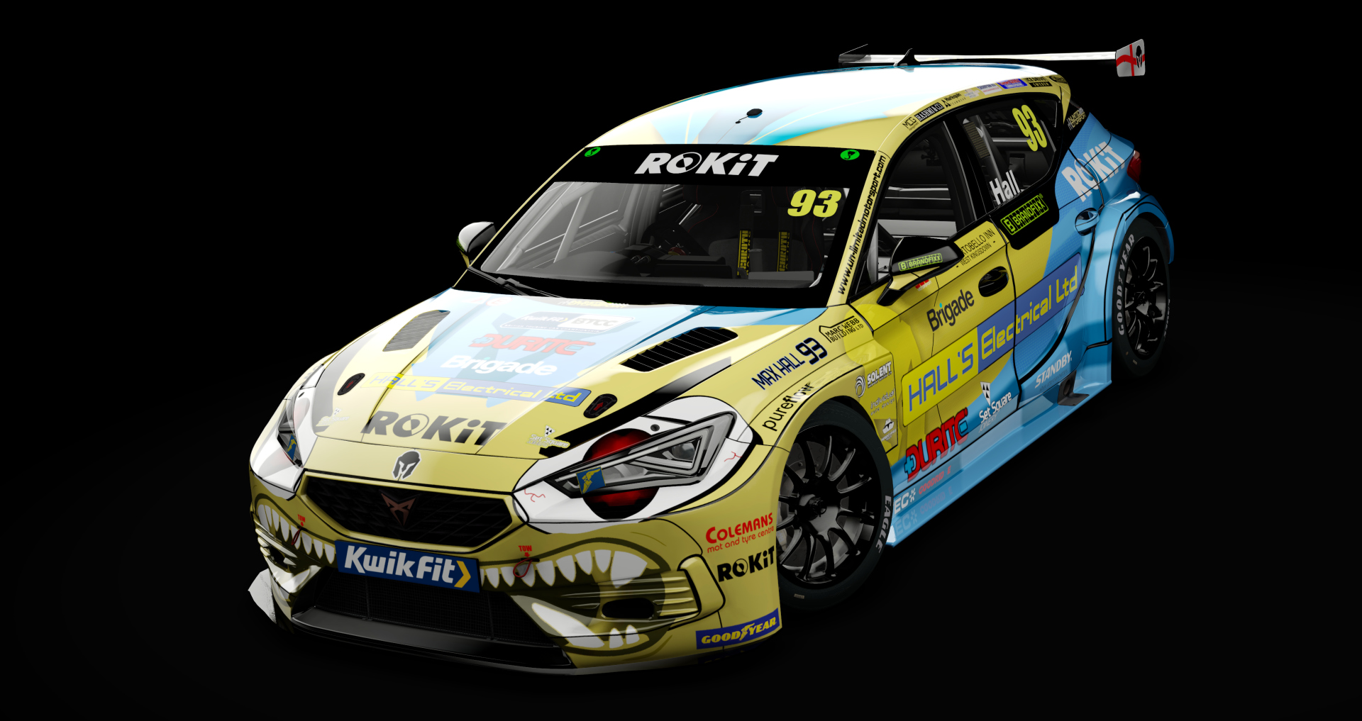 BTCC NGTC Cupra León Competición, skin Un-Limited 93 2025