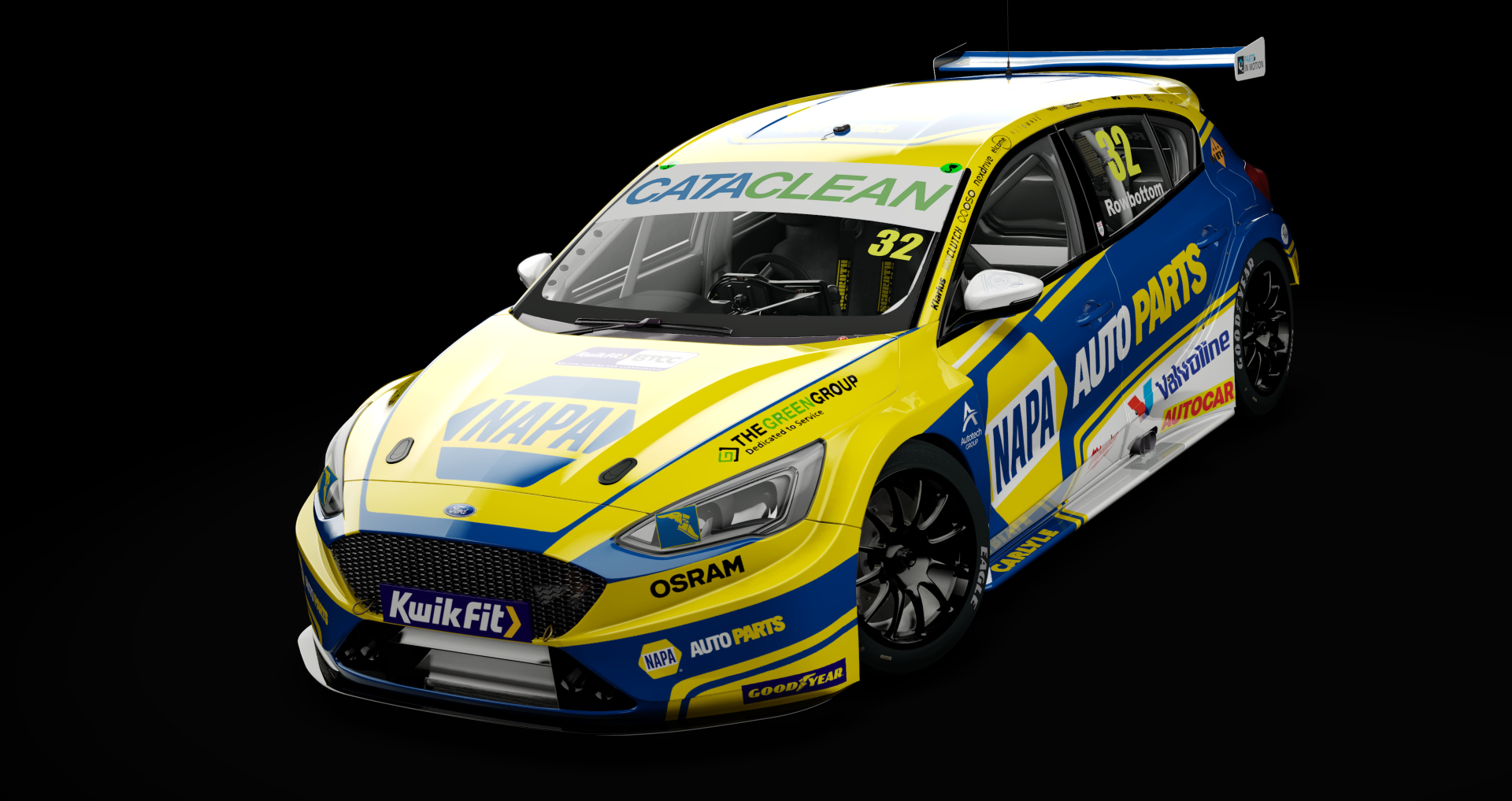 BTCC NGTC Ford Focus ST20, skin NAPA 2025 32
