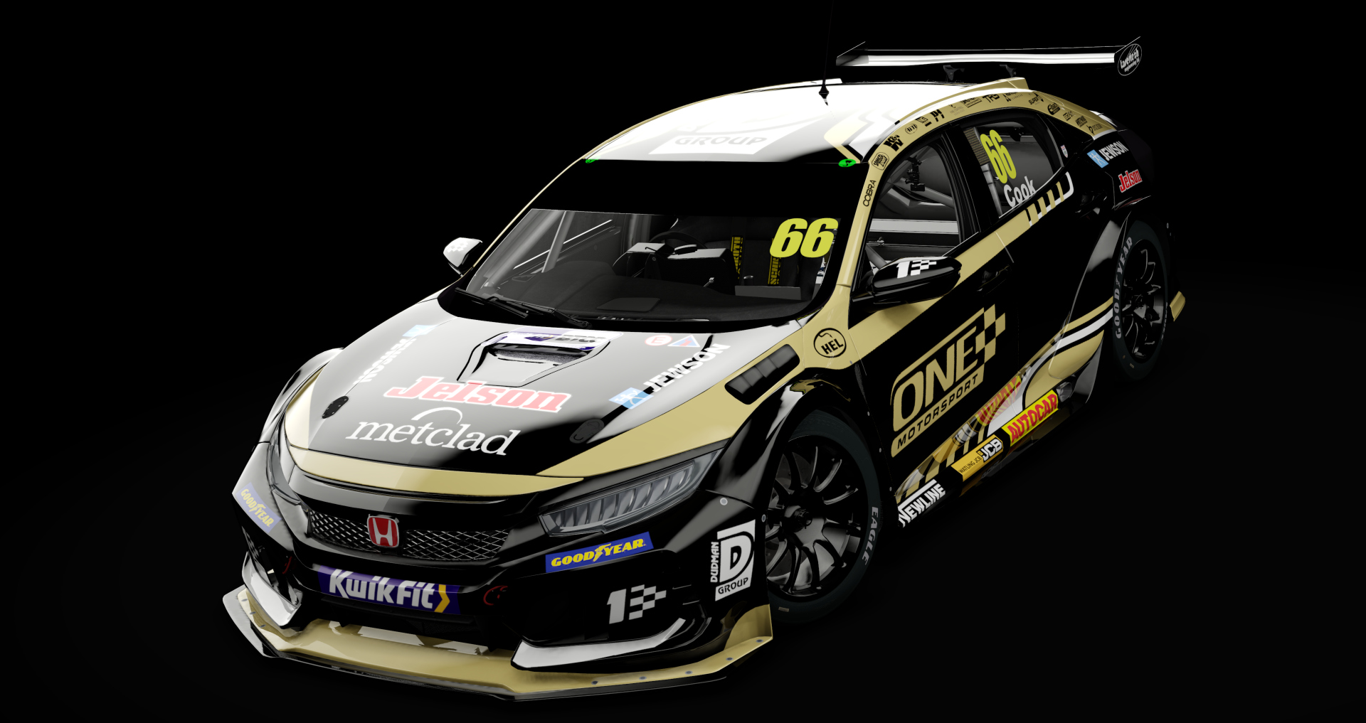 BTCC NGTC Honda Civic Type-R (FK8), skin One_2025_66