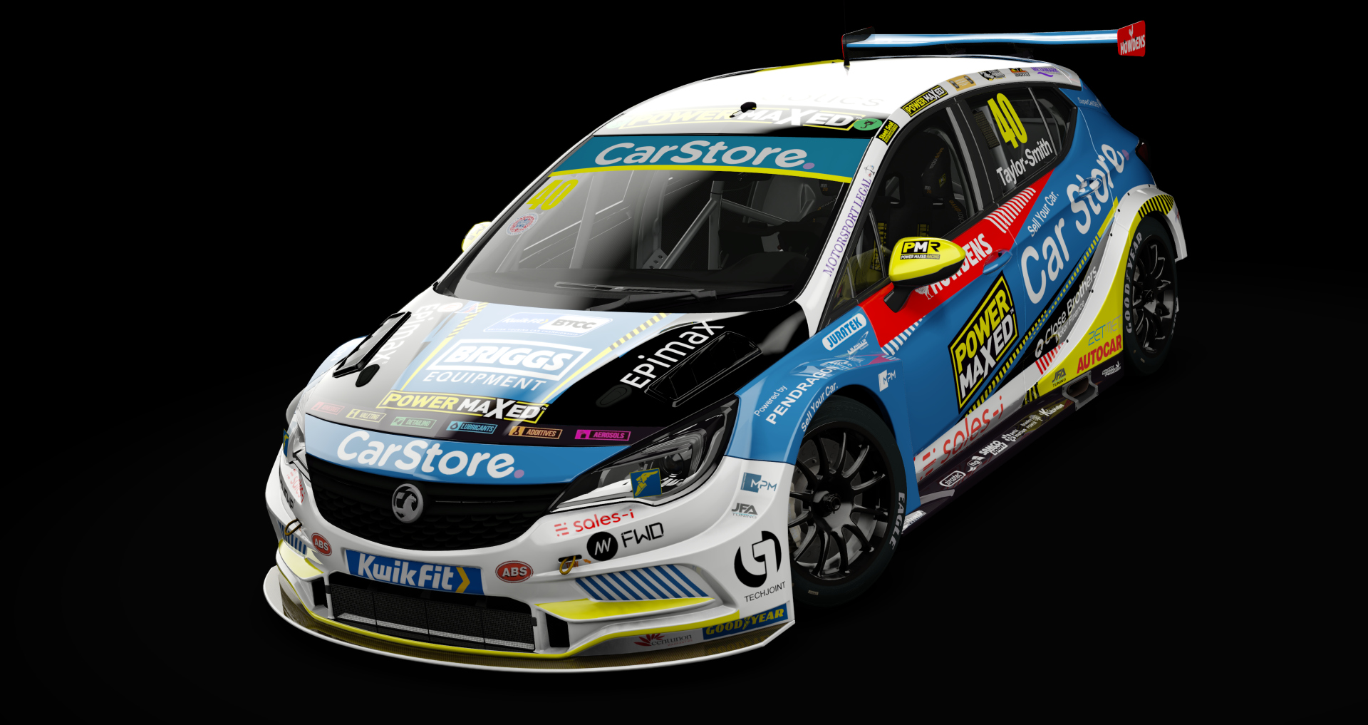BTCC NGTC Vauxhall Astra, skin 40 Taylor Smith 2023