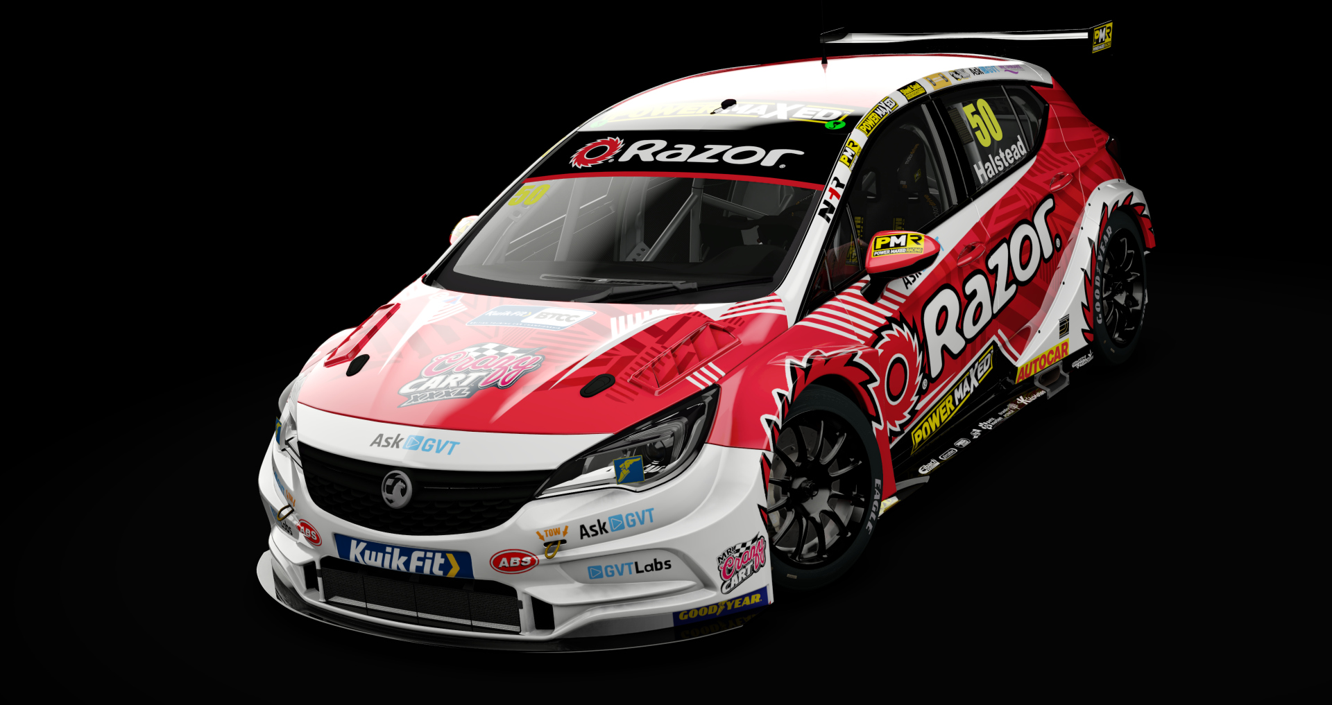 BTCC NGTC Vauxhall Astra, skin PMR 2025 50