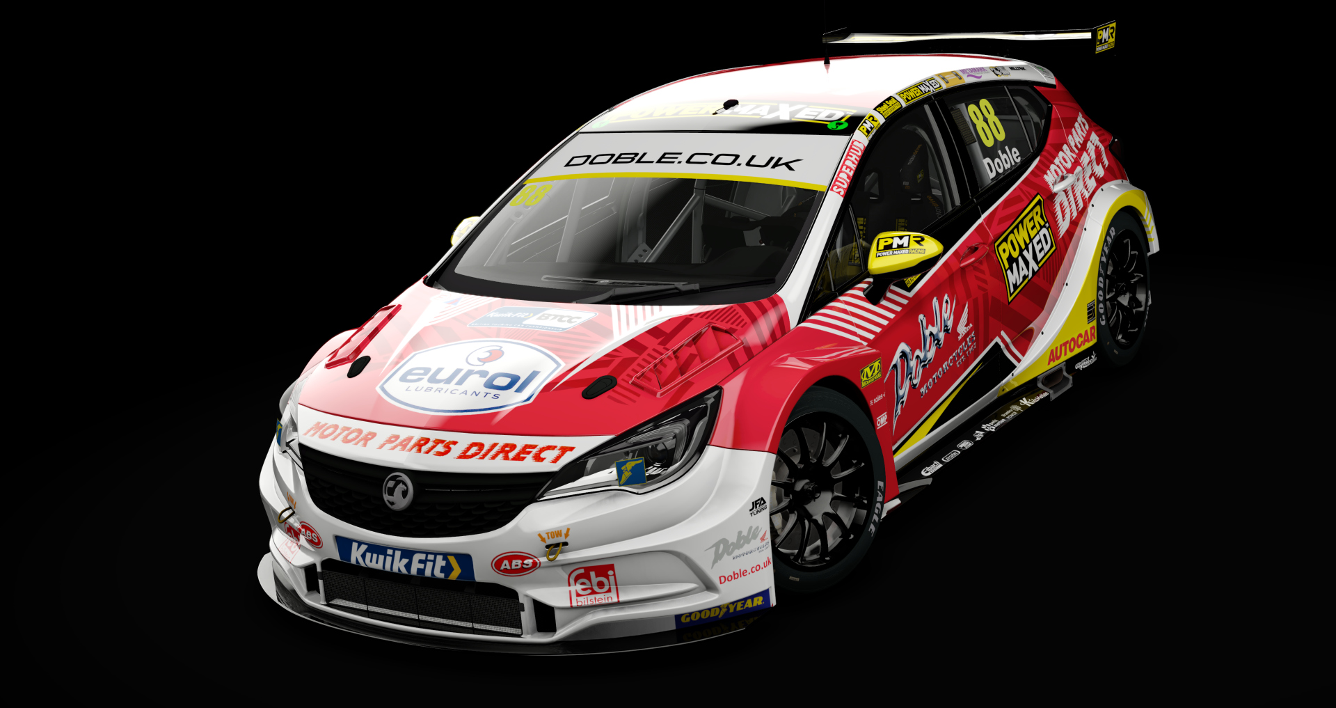 BTCC NGTC Vauxhall Astra, skin PMR 2025