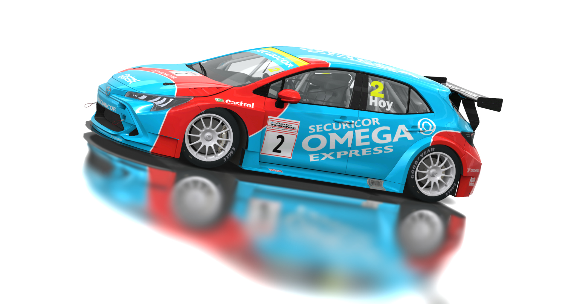 BTCC 2021 Toyota Corolla, skin Hoy