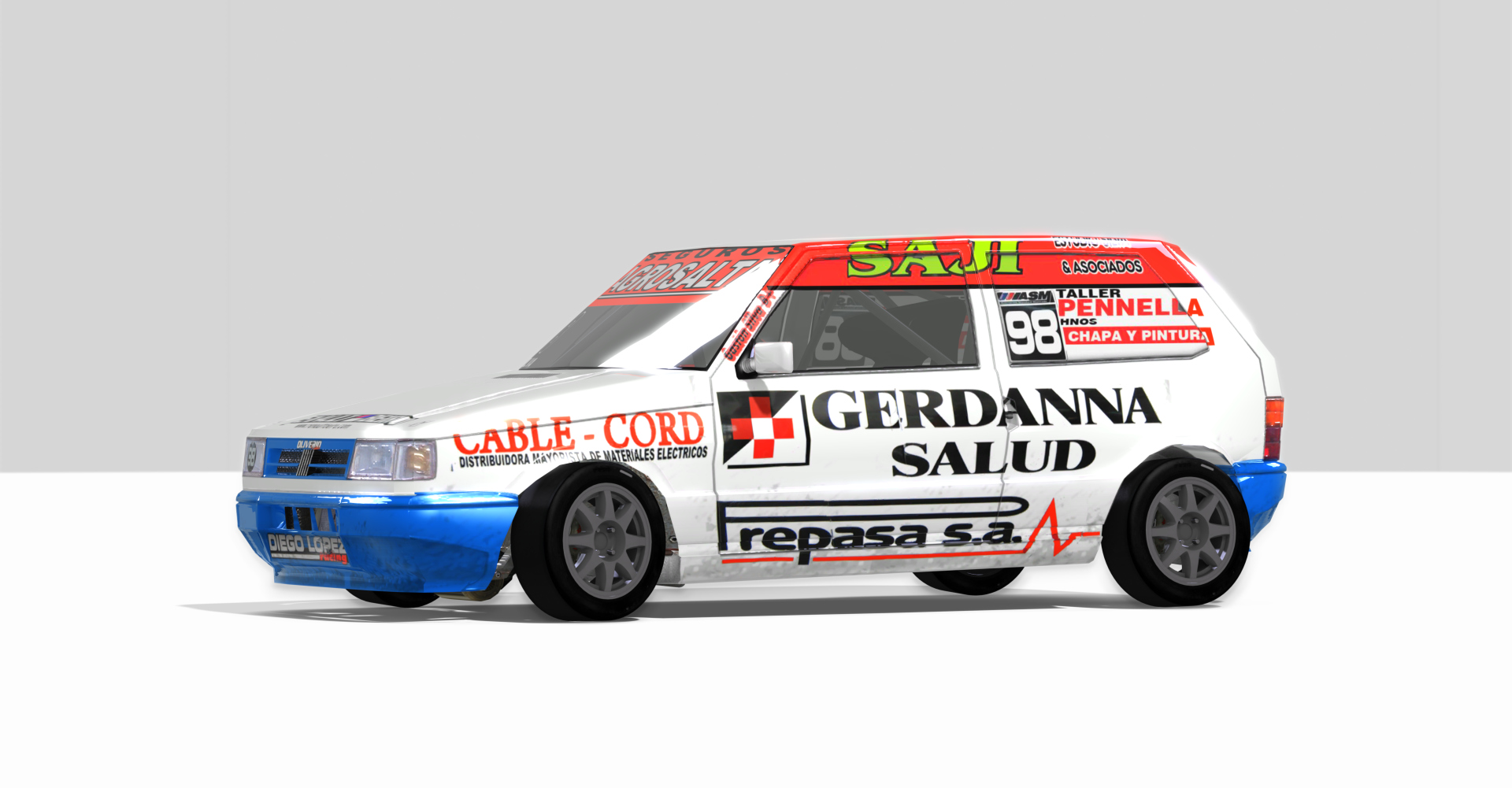 Fiat UNO 99' ASM 2009, skin 98
