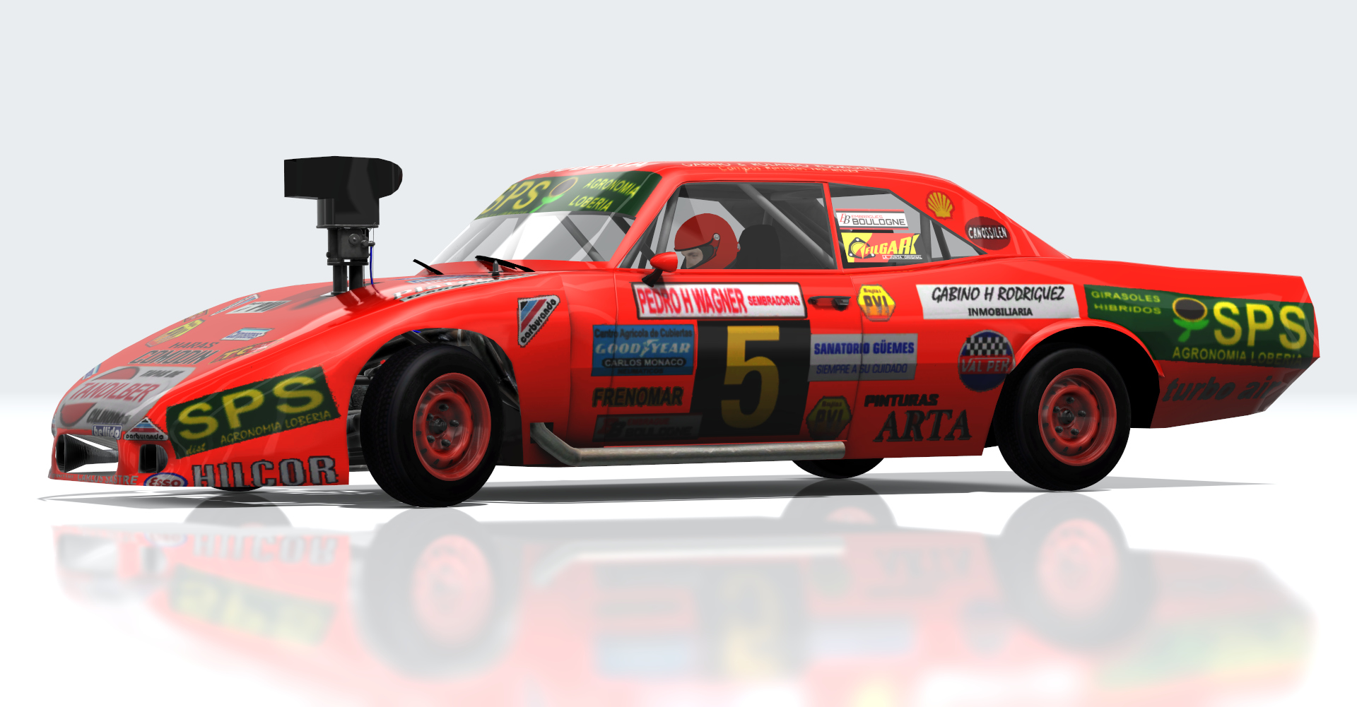 WVR Dodge 1 Turismo Carretera - 1979/1984, skin CASTELLANO - 1984