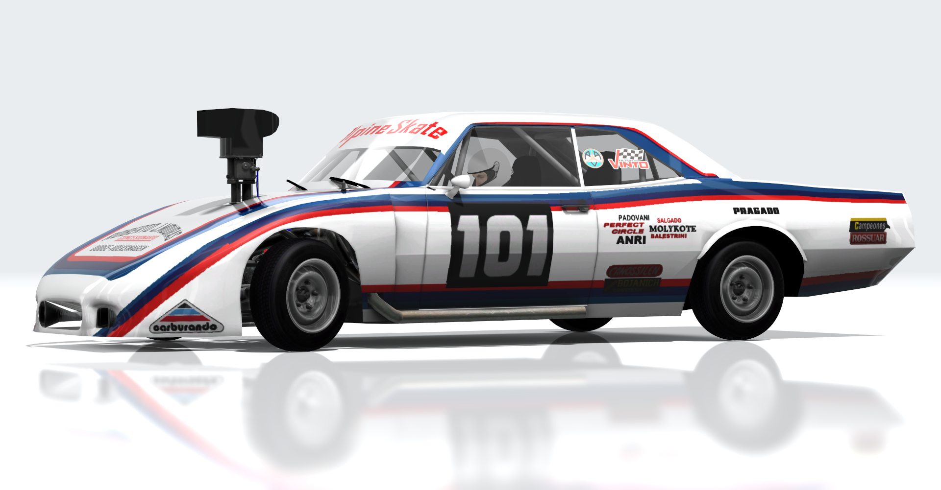 WVR Dodge 1 Turismo Carretera - 1979/1984, skin MOURAS - 1980
