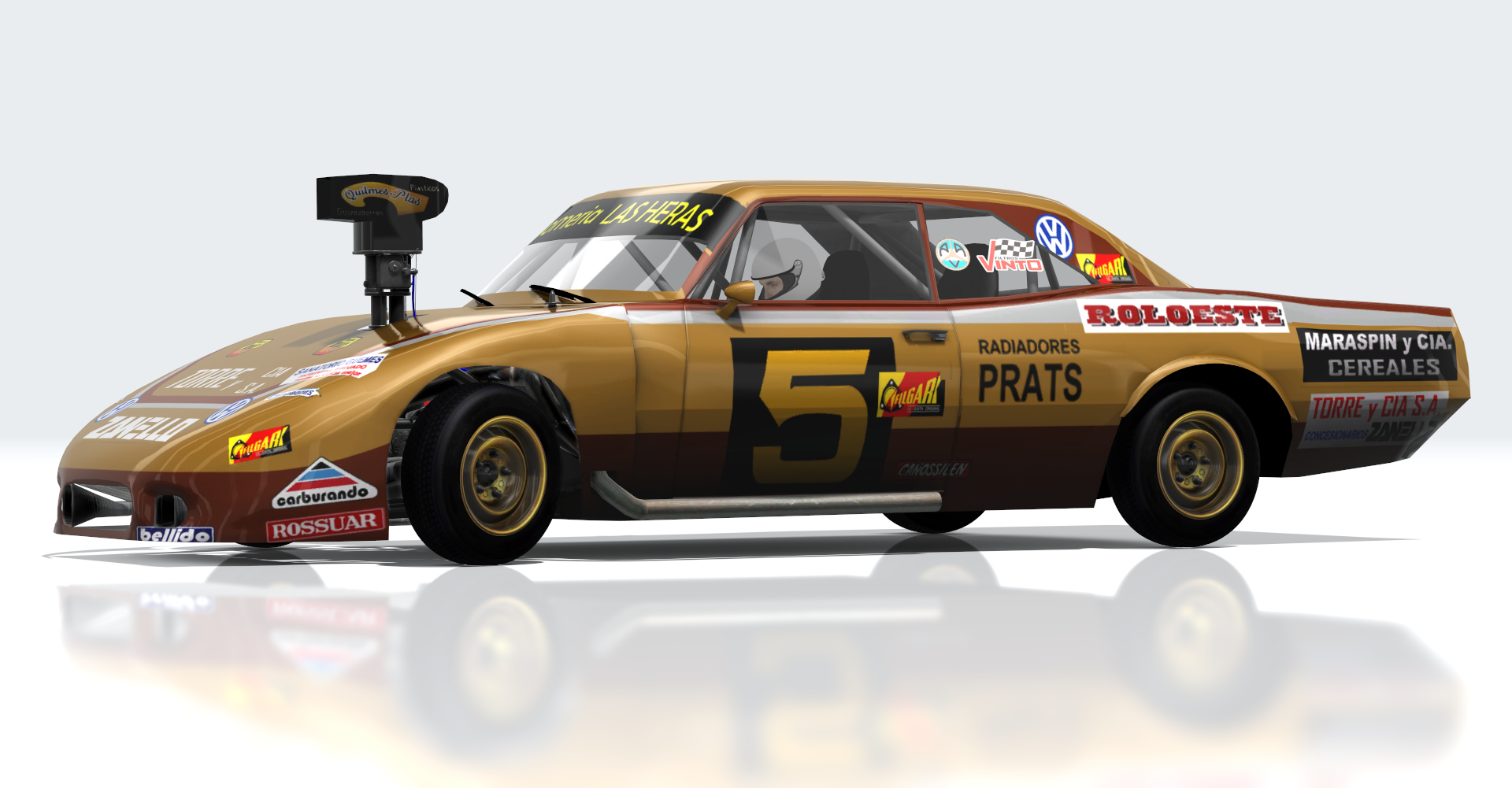 WVR Dodge 1 Turismo Carretera - 1979/1984, skin MOURAS - 1983