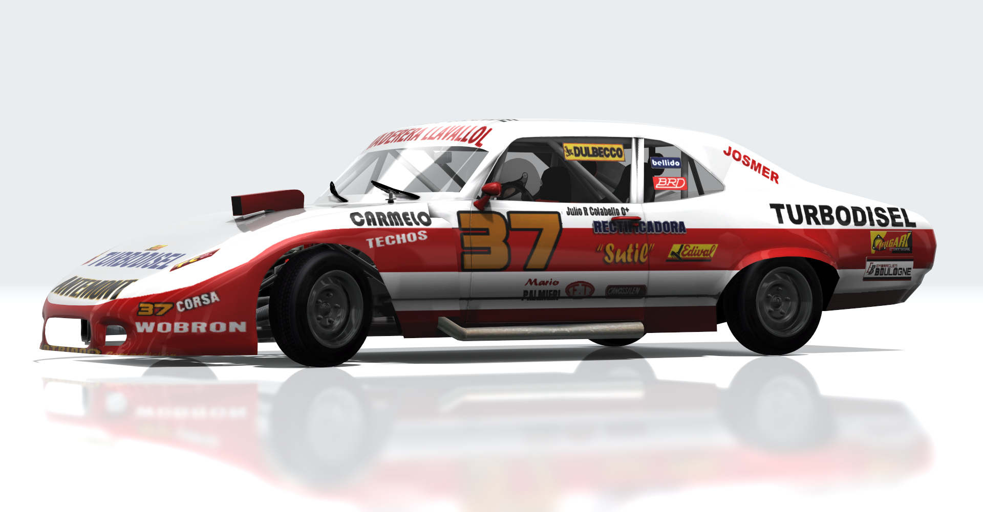 WVR Chevrolet 1 Turismo Carretera - 1985/1989, skin COLABELLO - 1986