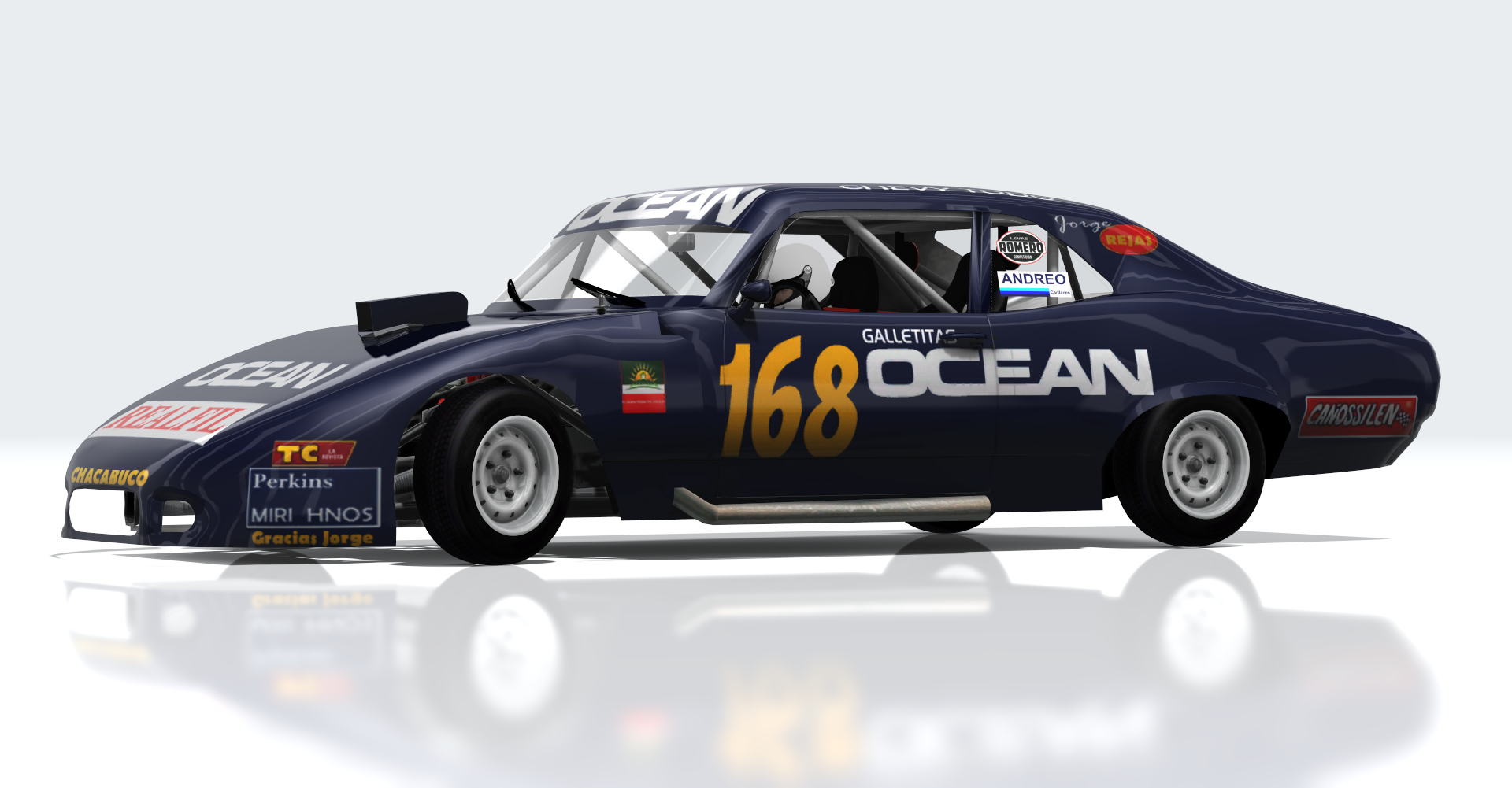 WVR Chevrolet 1 Turismo Carretera - 1985/1989, skin MINERVINO  - 1988