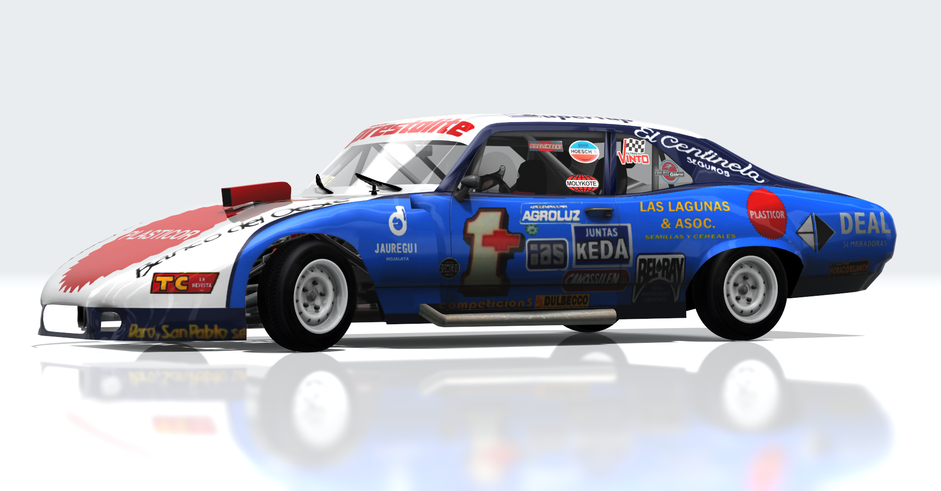 WVR Chevrolet 1 Turismo Carretera - 1985/1989, skin MOURAS - 1986