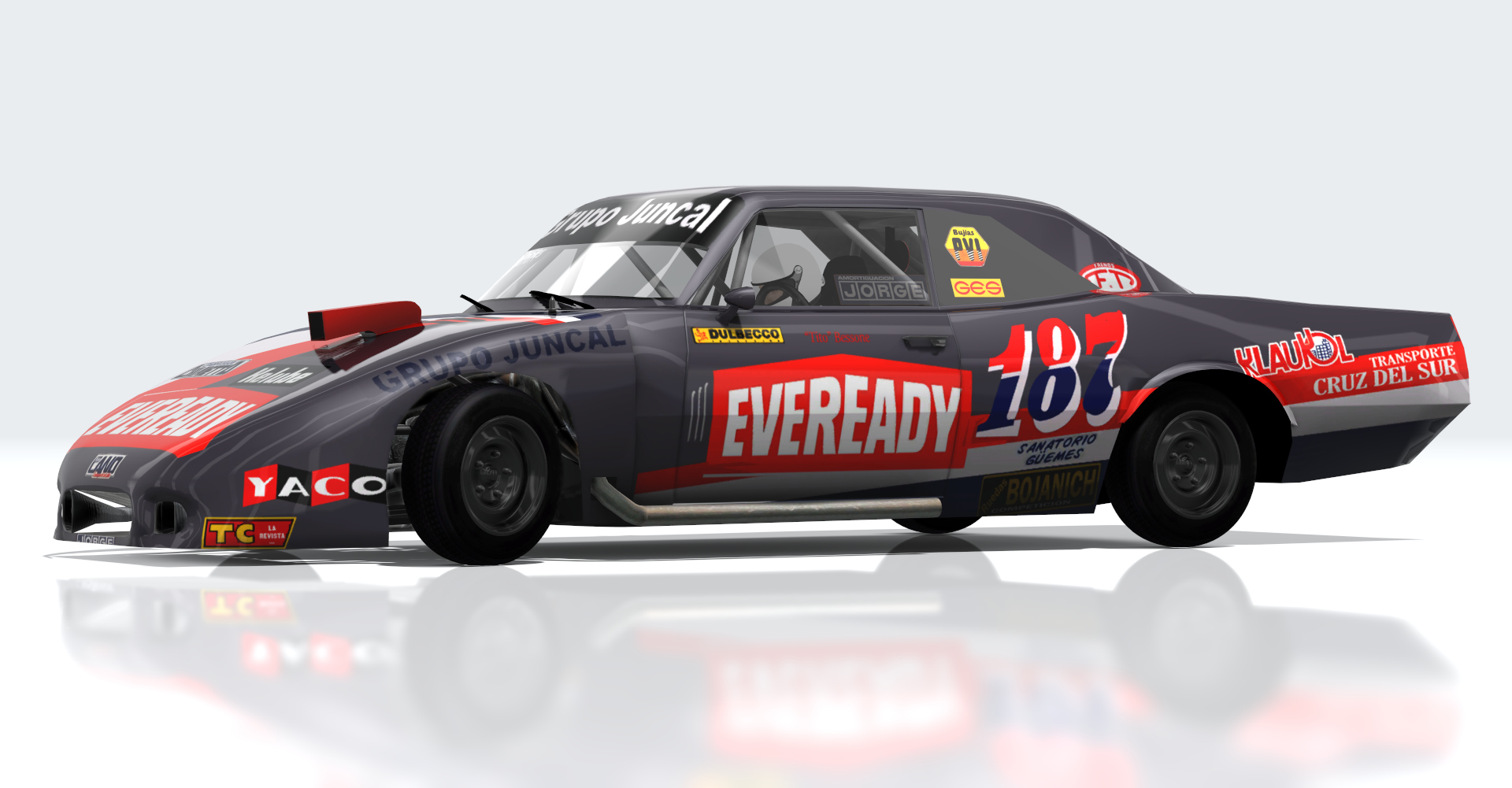 WVR Dodge 1 Turismo Carretera - 1985/1989, skin BESSONE - 1988