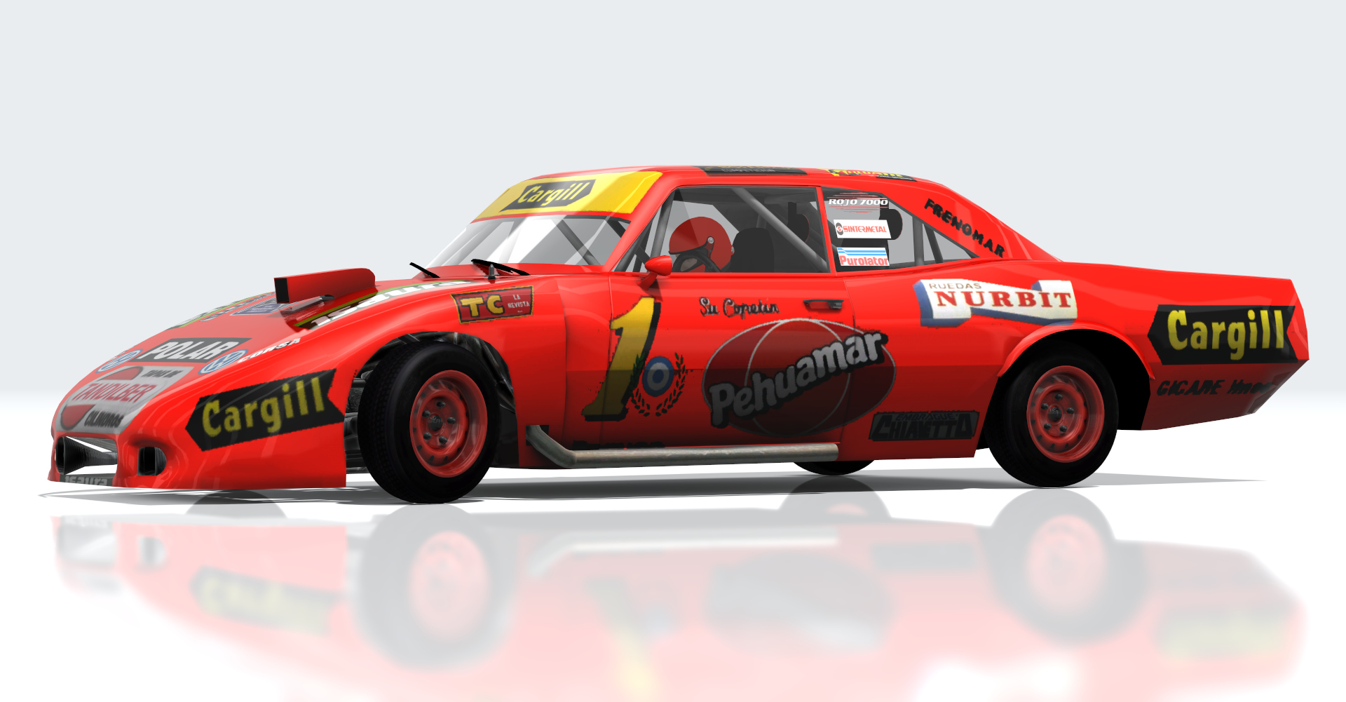 WVR Dodge 1 Turismo Carretera - 1985/1989, skin CASTELLANO - 1988