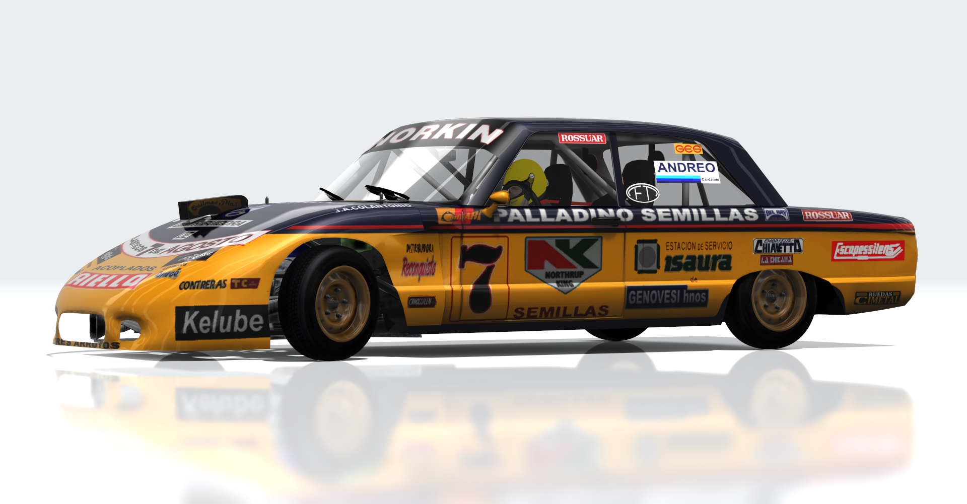 WVR Ford 1 Turismo Carretera - 1985/1989, skin MARCOS - 1986