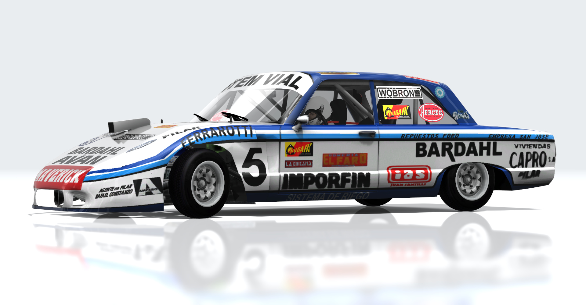 WVR Ford 1 Turismo Carretera - 1985/1989, skin OYHANART - 1987