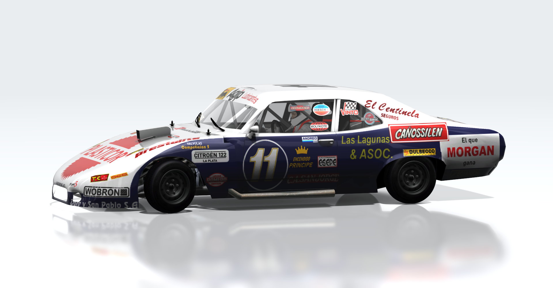 WVR Chevrolet 1 Turismo Carretera - 1987, skin MOURAS