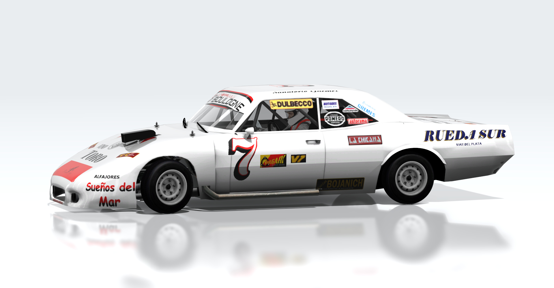 WVR Dodge 1 Turismo Carretera - 1987, skin DOUMIC