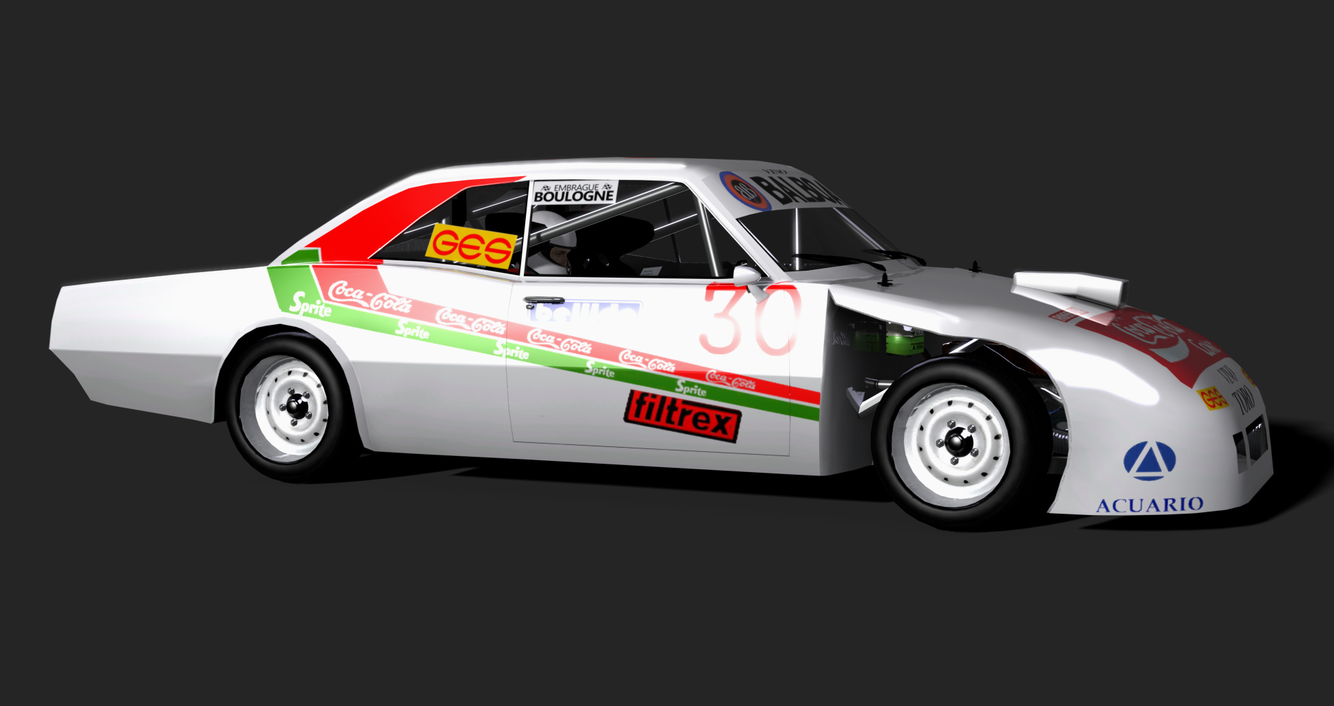 WVR Dodge 1 Turismo Carretera - 1990, skin DOUMIC