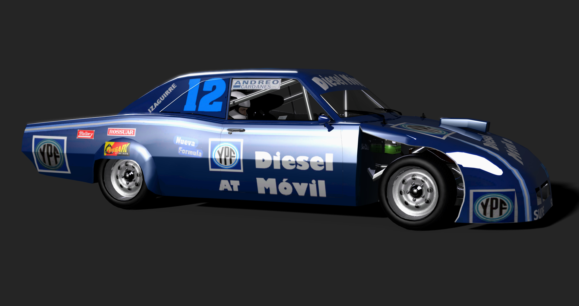 WVR Dodge 2 Turismo Carretera - 1990, skin PERNIA