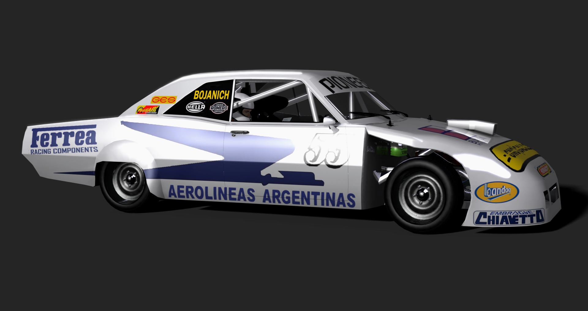 WVR Dodge 2 Turismo Carretera - 1990, skin POLANCO