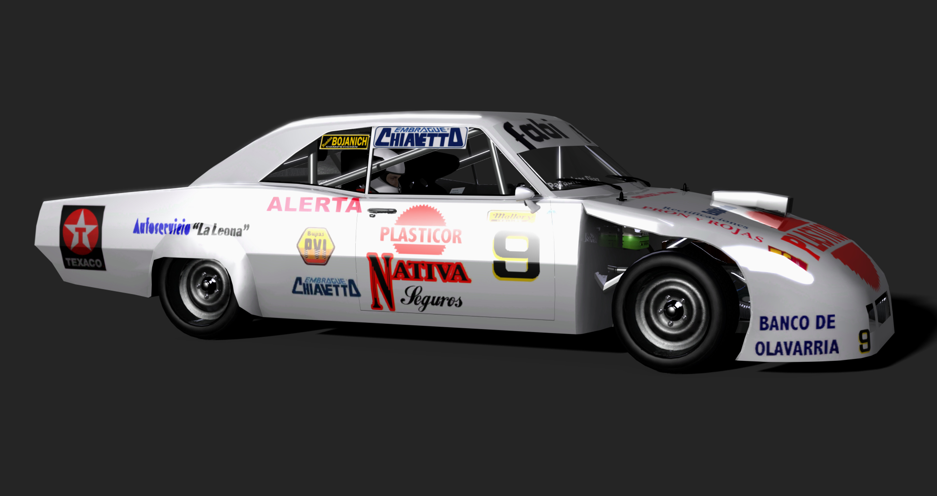 WVR Dodge 2 Turismo Carretera - 1990, skin ROMERO