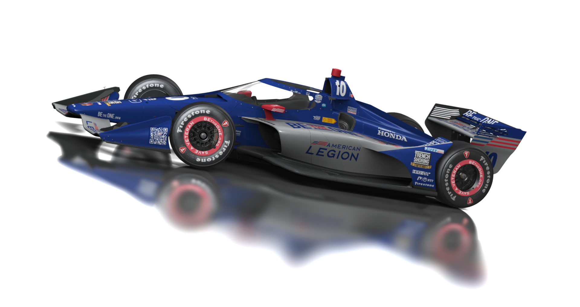Formula Americas 2020, skin 10 Alex Palou - American Legion chrome