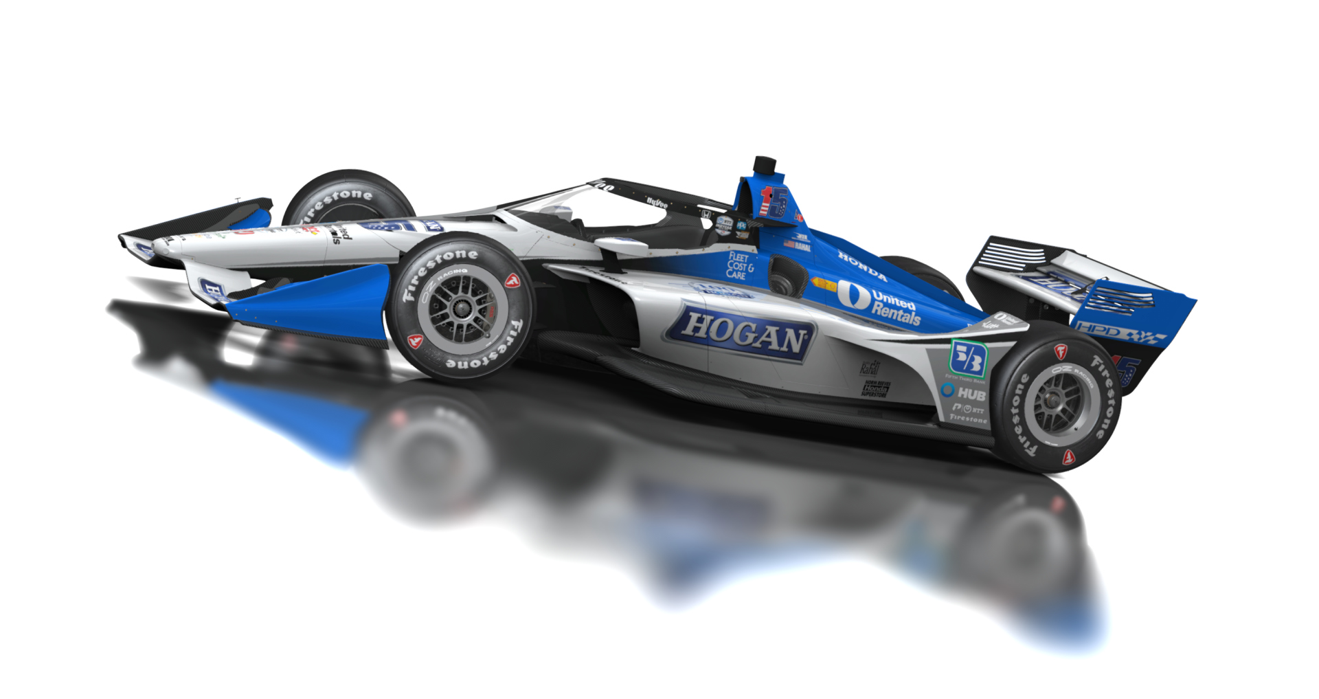Formula Americas 2020, skin 15 Graham Rahal - Hogan