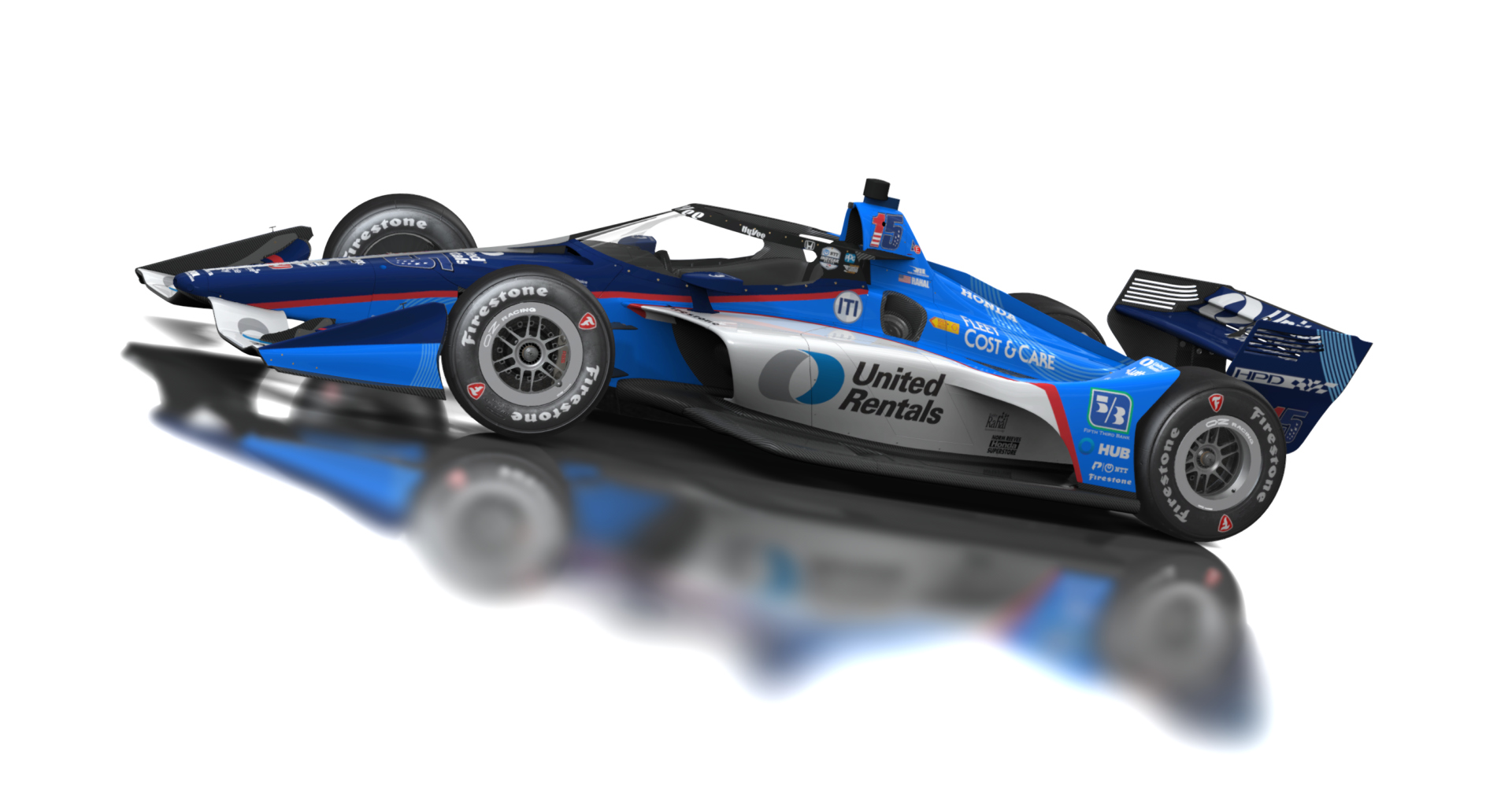 Formula Americas 2020, skin 15 Graham Rahal - United Rentals 2