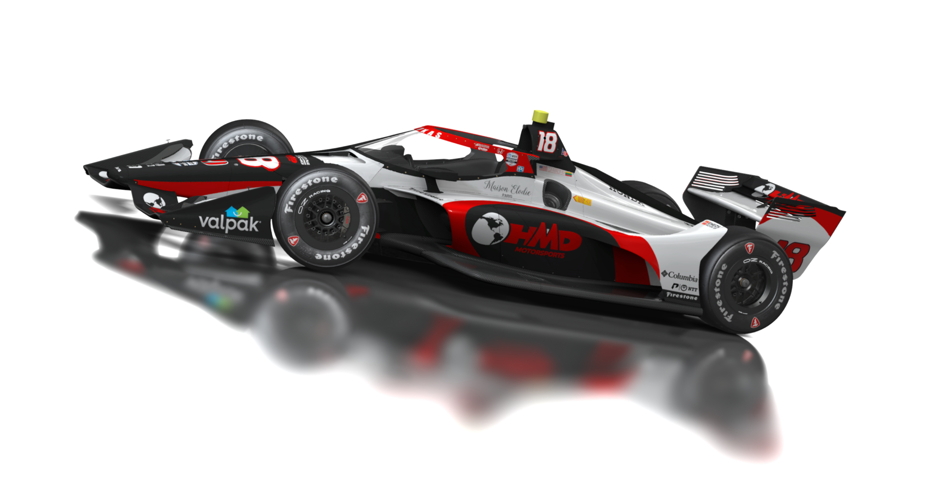 Formula Americas 2020, skin 18 David Malukas - HMD 2