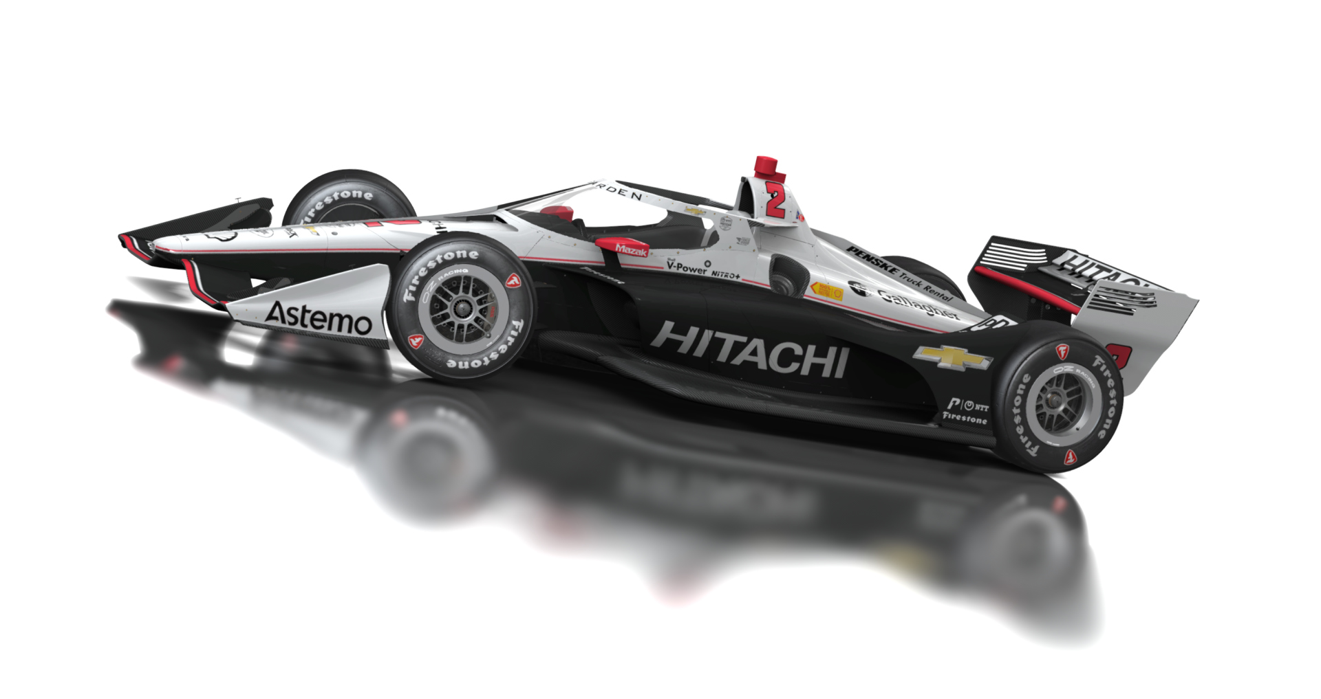 Formula Americas 2020, skin 2 Josef Newgarden - Hitachi