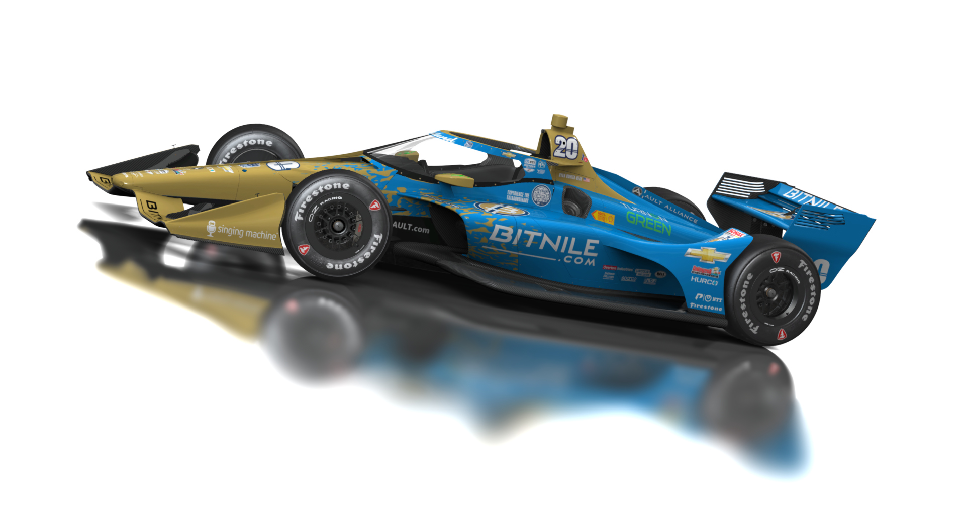 Formula Americas 2020, skin 20 Ryan Hunter-Reay - Bitnile Portland