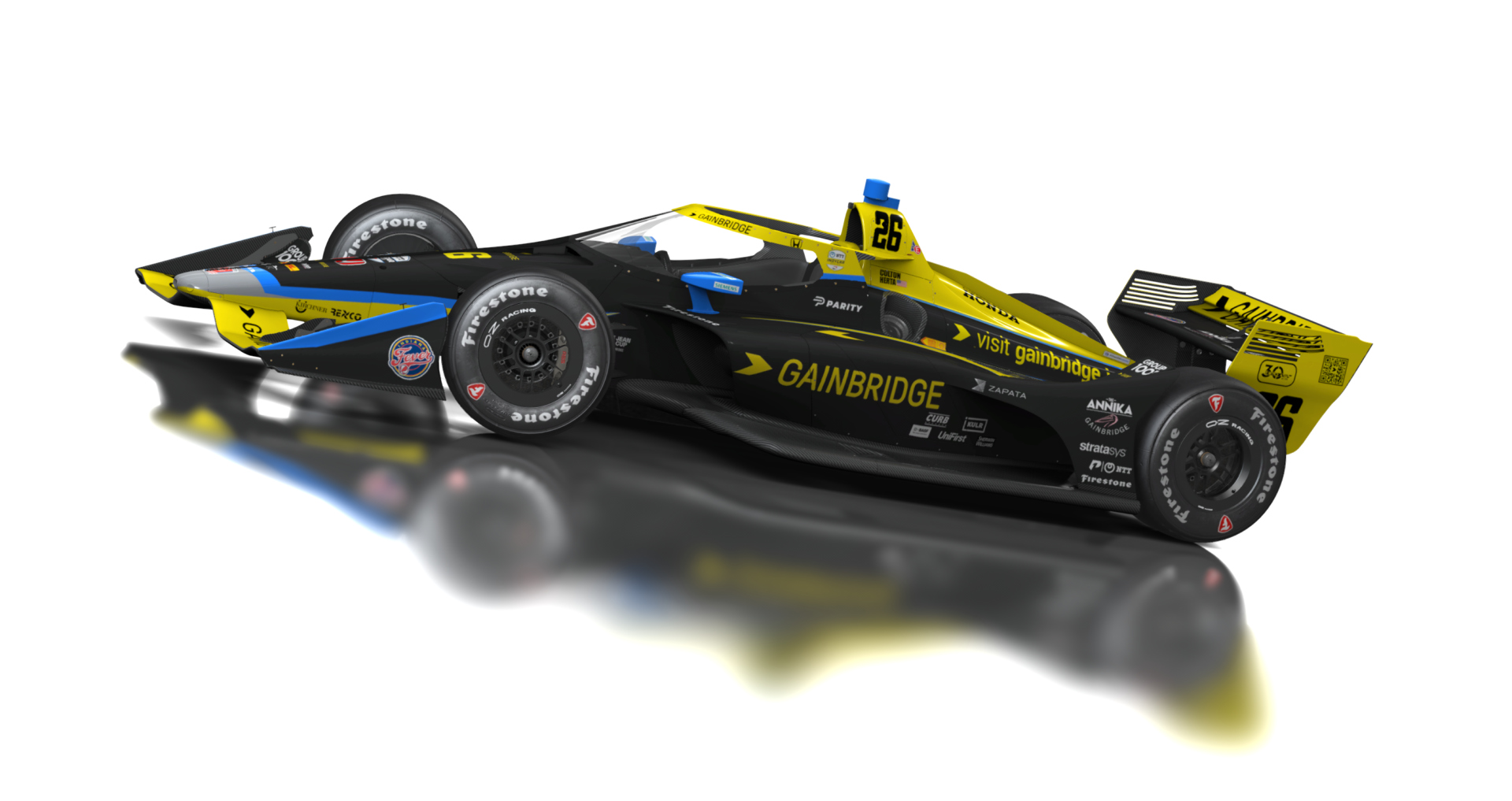 Formula Americas 2020, skin 26 Colton Herta - Gainbridge Women's History Month