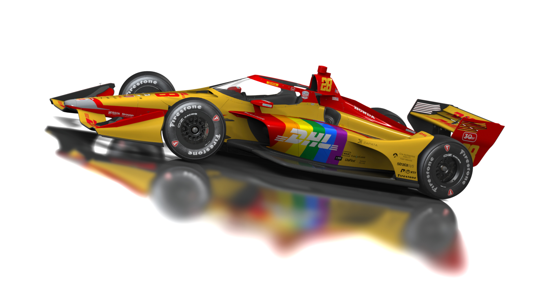 Formula Americas 2020, skin 28 Romain Grosjean - DHL (Pride)