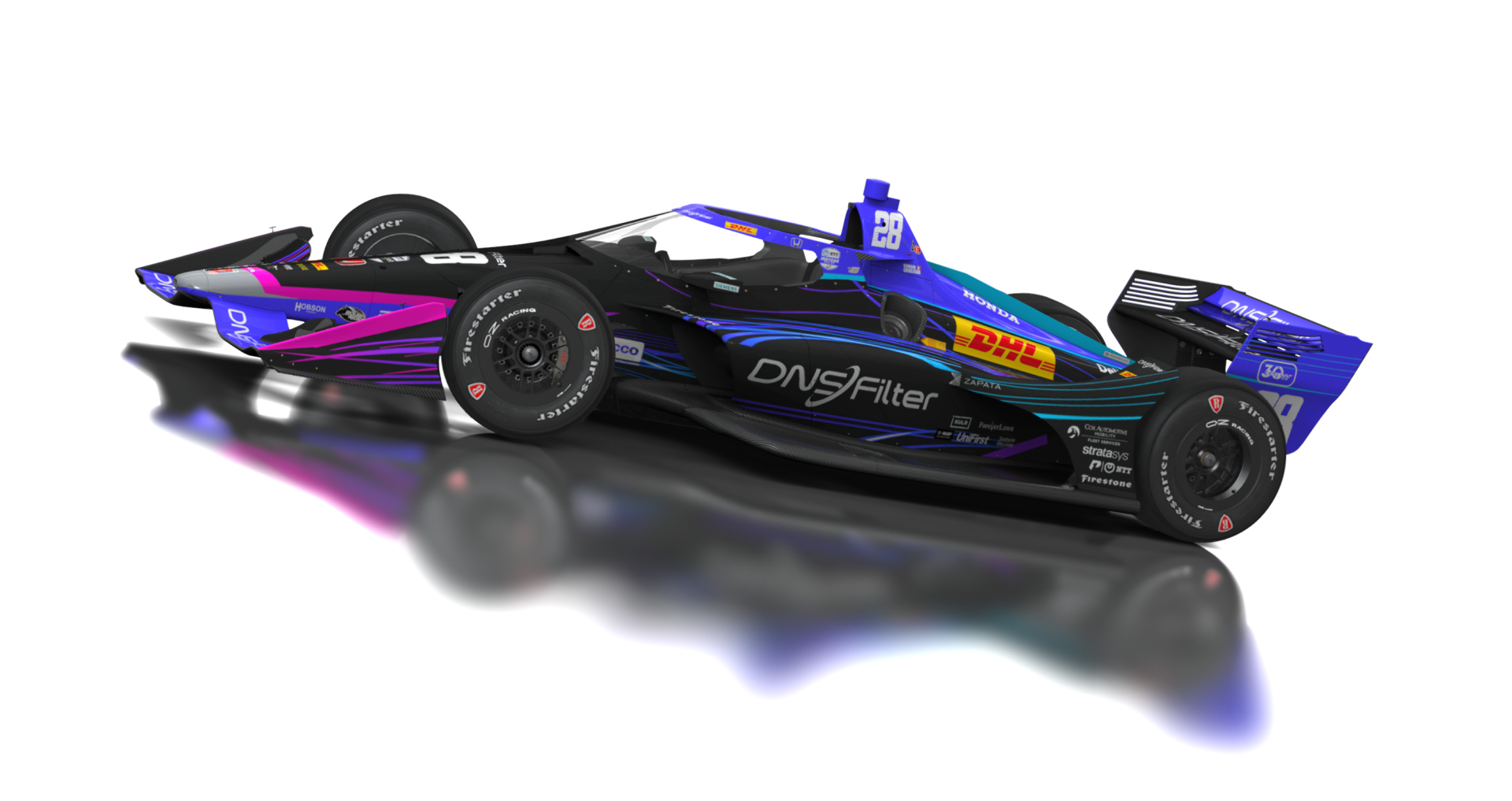 Formula Americas 2020, skin 28 Romain Grosjean - DNS Filter