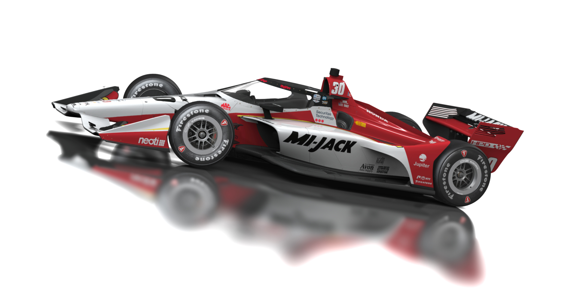 Formula Americas 2020, skin 30 Conor Daly - Mi-Jack