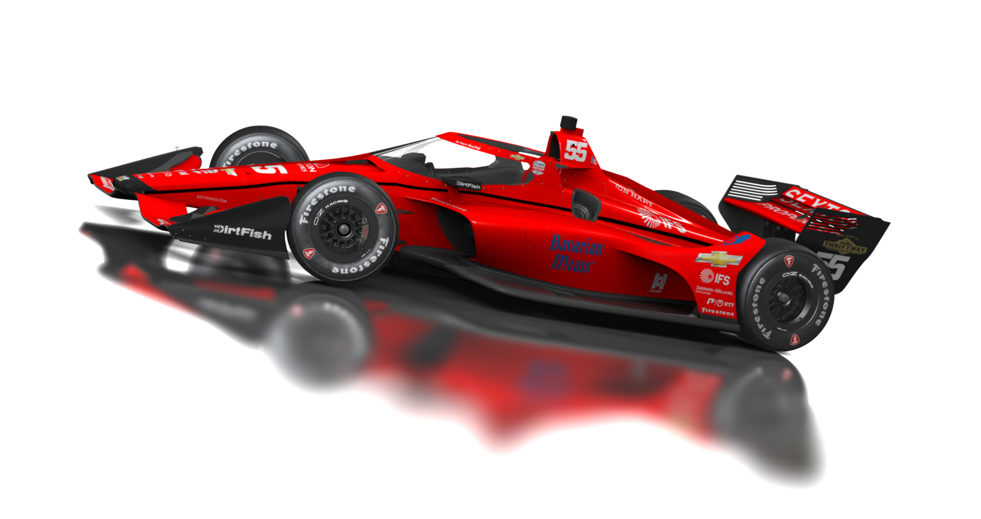 Formula Americas 2020, skin 55 Benjamin Pedersen - Bavarian Meats