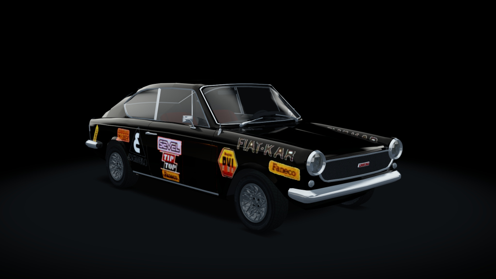 Fiat 125 Coupe TN Historico, skin negro