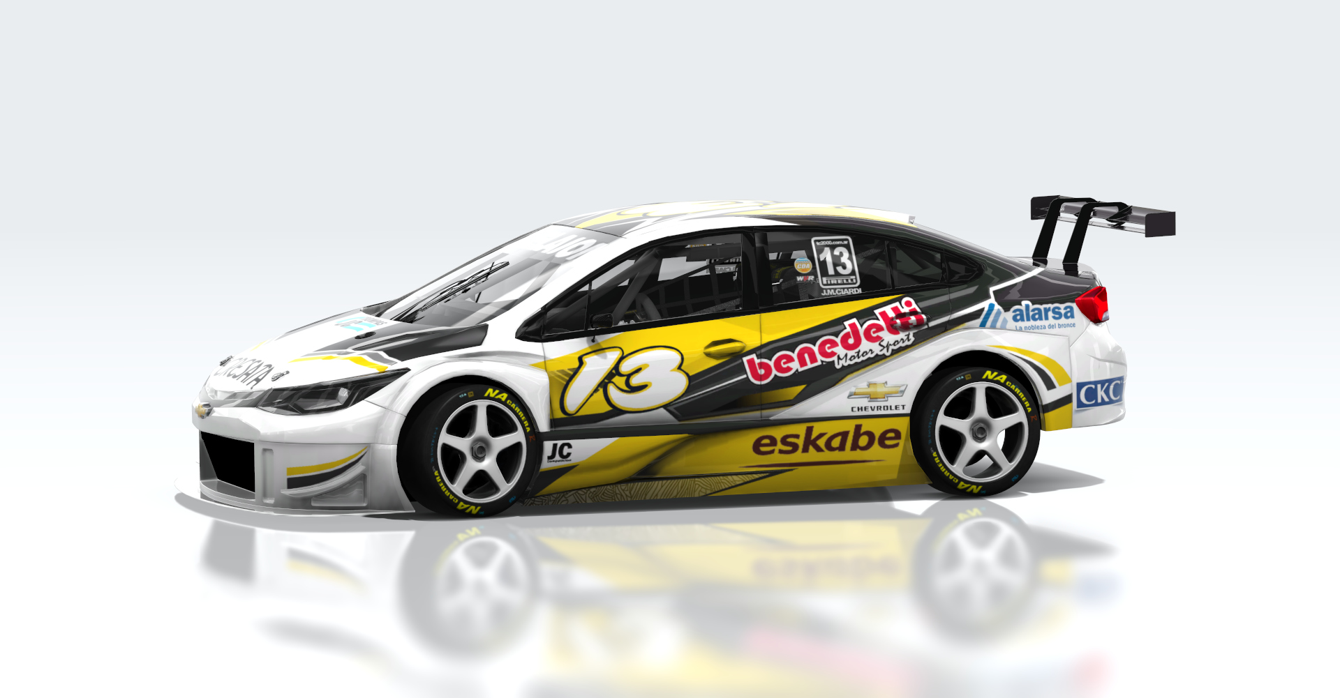 TC2000 ACTC | 2025 | Chevrolet Cruze II, skin CIARDI