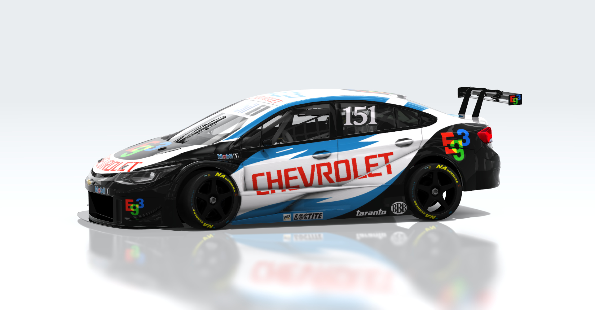 TC2000 ACTC | 2025 | Chevrolet Cruze II, skin FERRIELLO