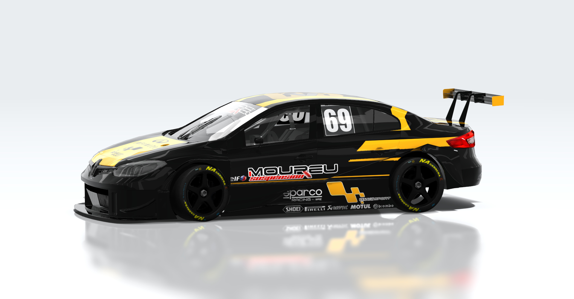 TC2000 ACTC | 2025 | Renault Fluence, skin MOUREU