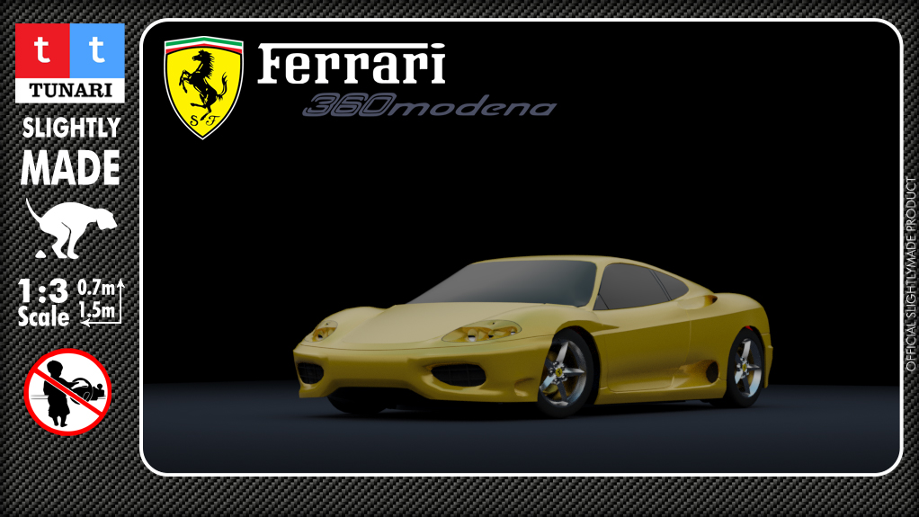 Tunari Rápido RC4, skin 360modena_yellow