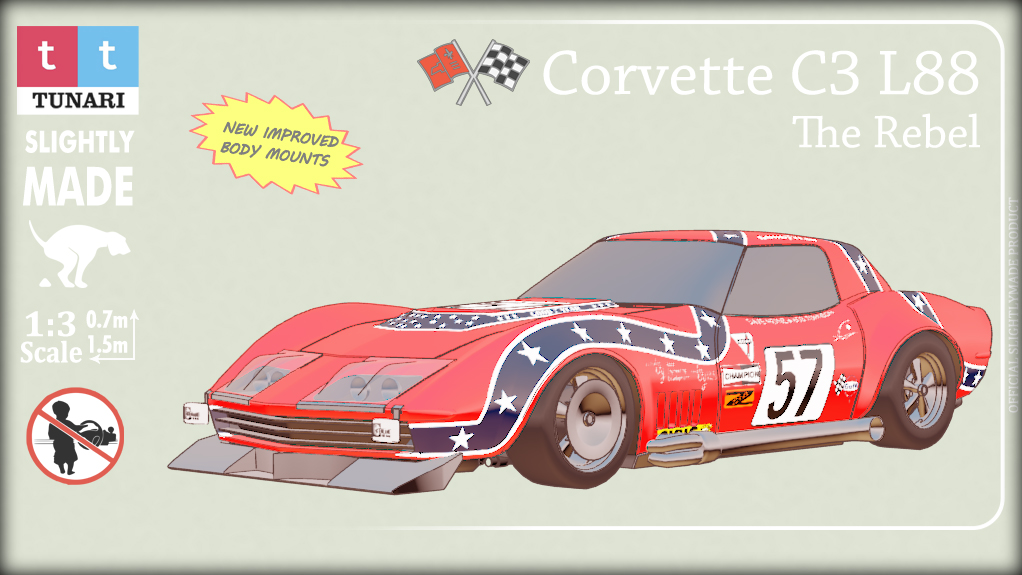 Tunari Rápido RC4, skin corvettec3_rebel